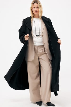 Black Lang trenchcoat