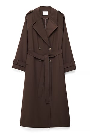 Brown Long Trenchcoat