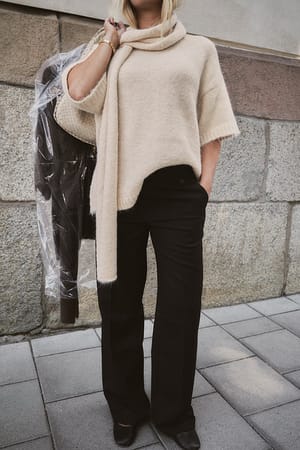 Pantalón de traje de cintura baja