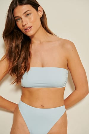 Recyceltes Bandeau-Bikini-Oberteil