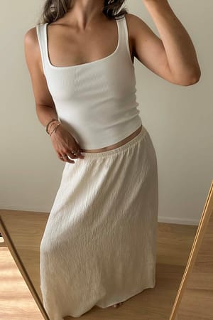 Struktureret maxinederdel