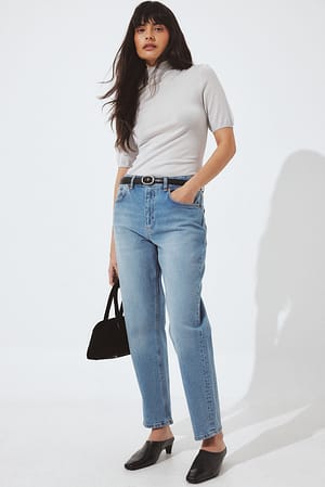 Light Blue Mom High Waist Jeans