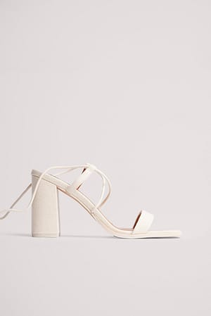 Sandal Med Blokkhæl
