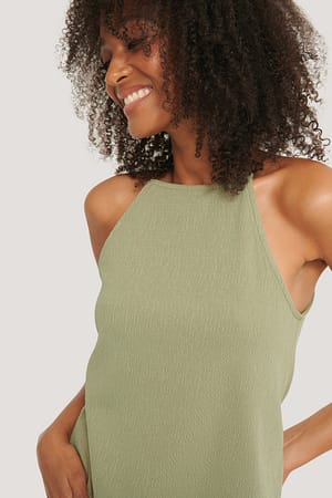 Débardeur En Crêpe À Bretelles Spaghetti