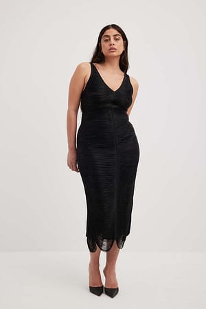 Black Midikjole