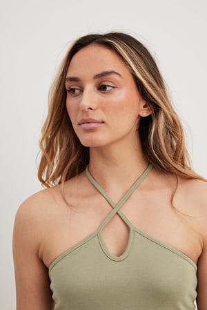 Halterneck Tight Top