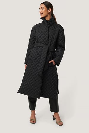 Quilted Long Jacket