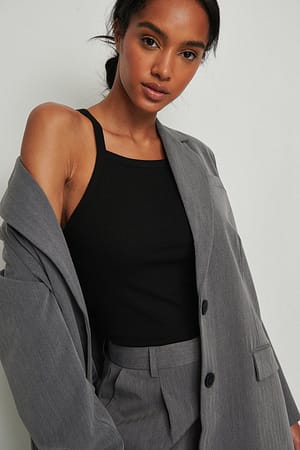 Camiseta interior acanalada reciclada