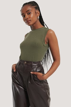 Reversed Rib Tank Top