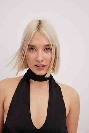 Haut style foulard en satin