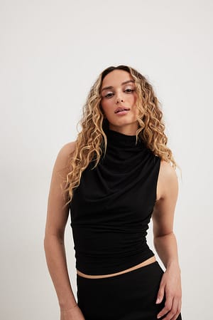 Haut sans manches en jersey