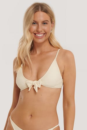 Tied Front Bikini Top