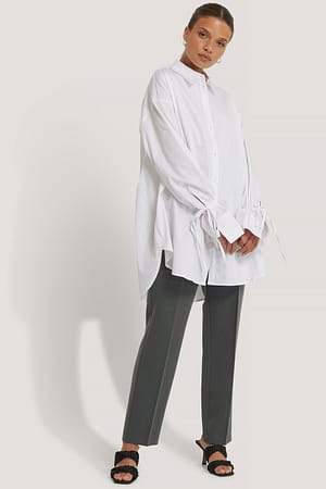Tied Sleeve LS Shirt