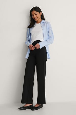 Wide Jersey Pants