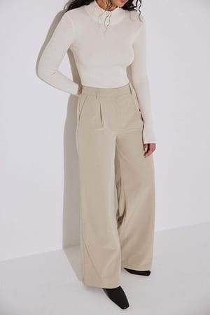 Wide Woven Trousers