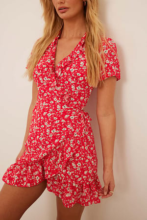 Mini-Wickelkleid