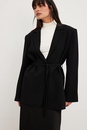 Blazer med bælte