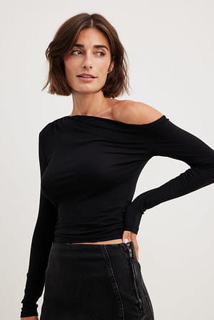 Haut jersey épaules dénudées