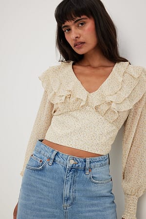 Genanvendt flæsebluse