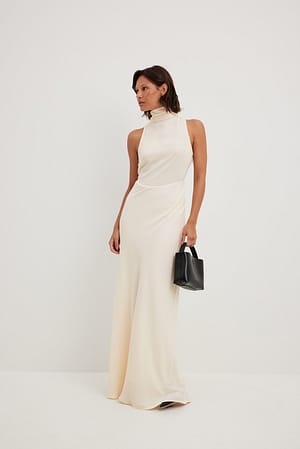 Open Back Long Dress