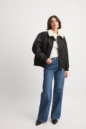 Chaqueta bomber extragrande