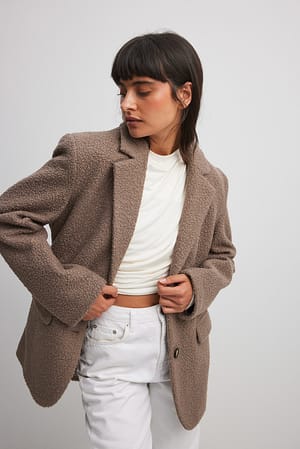 Taupe Dunet blazer