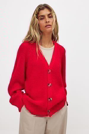 Cardigan en maille oversize