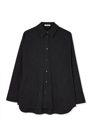 Chemise à rayures oversize