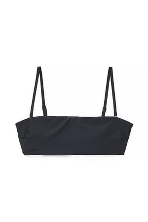 Black Bikinitop met padding