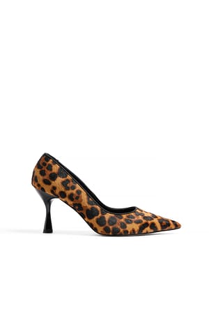 Pointy Leopard Pumps