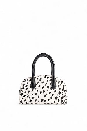 Dalmatian Print Handtasche aus bedrucktem Leder
