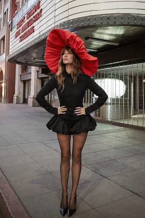 Combinaison courte à coupe ballon