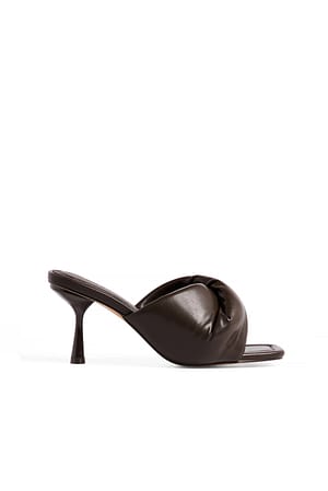 Puffy Twisted Heels