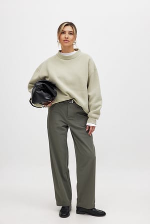 Relaxed Cargo Pocket Cotton Pants