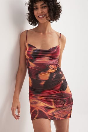 Satin Slip Mini Dress