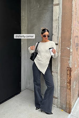 High Slit Structured Top
