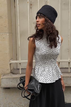 Animal Dotty Sleeveless Smock Top