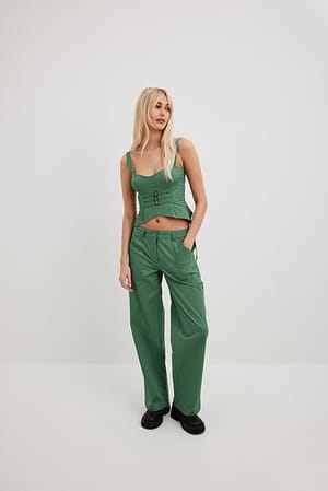 Pantalon cargo droit