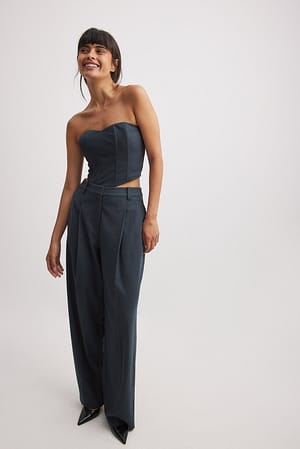 Pantalón de traje recto