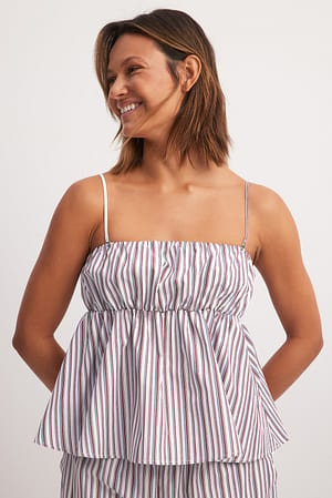 Striped Bandeau Top