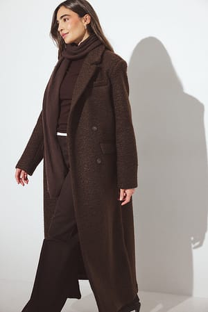 Structured Long Straight Coat