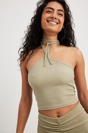 Haut structuré à motif