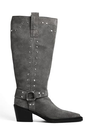 Studded Western Boots