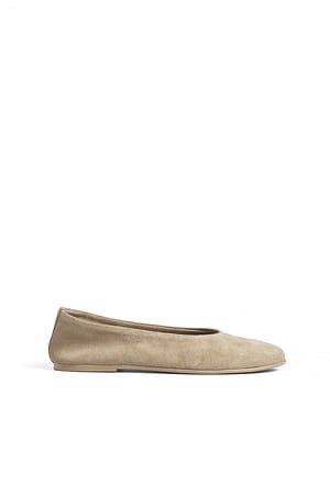 Tan Ballerinaer i ruskind