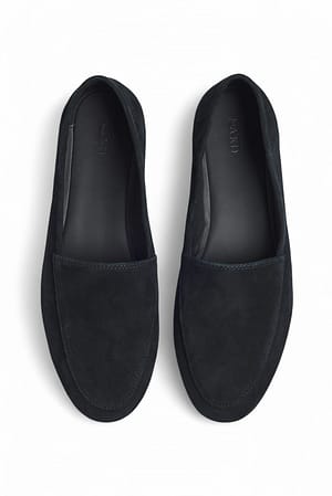 Black Loafers i ruskind