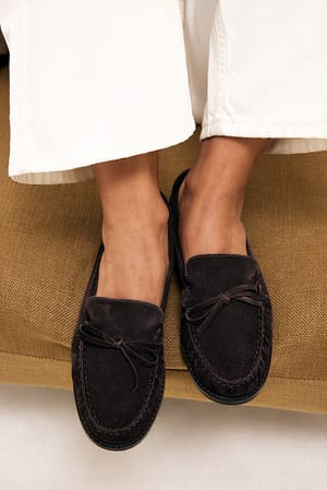 DK Brown Suède Mocassins