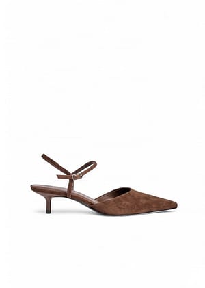Brown Suède pumps