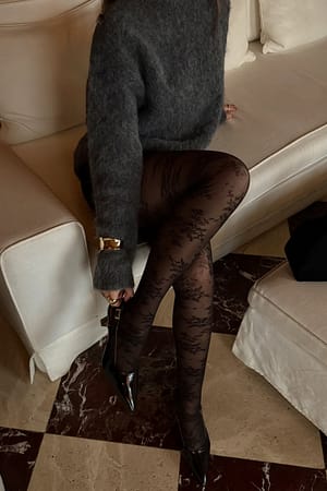 Black Lace Tights