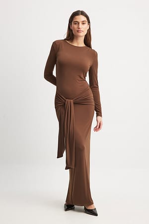 Tie Waist Maxi Dress