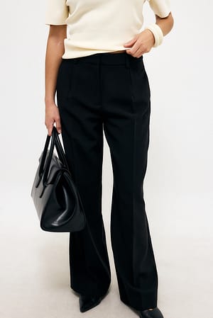 Black Wide High Waist Pants